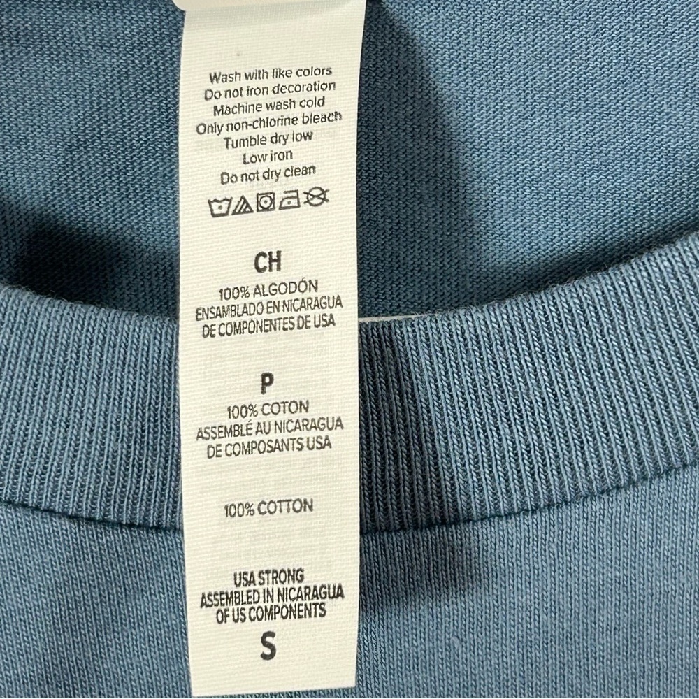 Bella Canvas Women’s Blue Statement Tee Size M - Picture 4 of 4